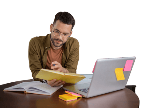 Man reading 1